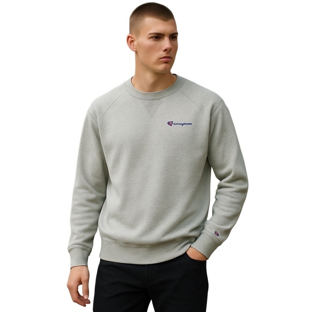 Champion Powerblend Classic sweatshirt grey crewneck Style GF567 Size M
